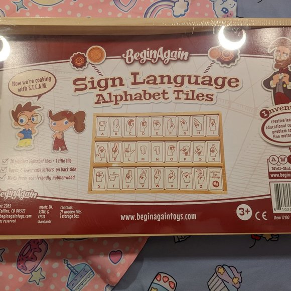 Sign Language Alphabet Tiles - Picture 2 of 3